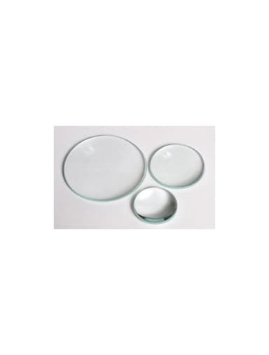 DOUBLE CONVEX LENS, GLASS, UNMOUNTED, 100MM DIA / 200MM FL, EACH