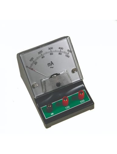 AC AMMETER, 0-1A; 0-5A