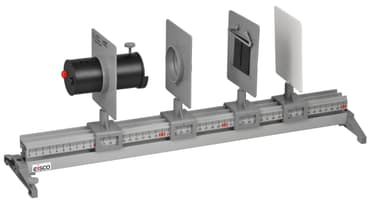 Complete Optical Bench and Attachment Set, with 20 Lab Activities