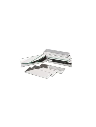 PLANE GLASS MIRROR STRIPS, 6" X 4", 1/4" THICK