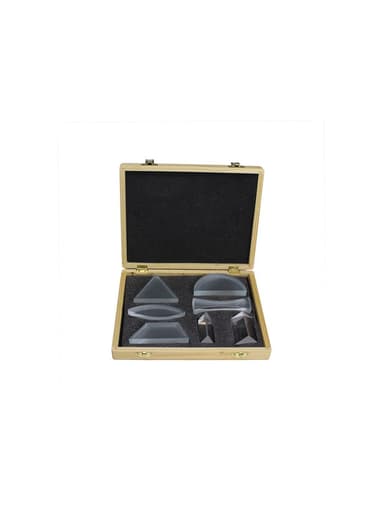 PRISM AND LENS SET OF 7, GLASS