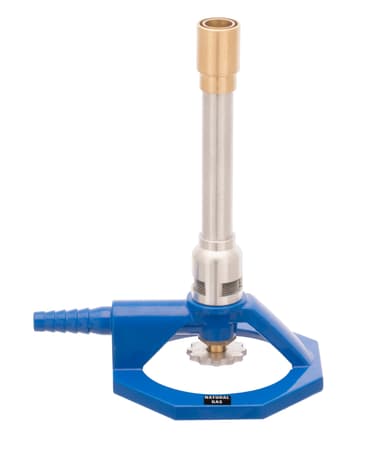 Tirrill Burner, Natural Gas - Air, Flame & Gas Control - Suitable for use with Natural Gas, High Temperature Flame - Highly Stable Octagonal Base
