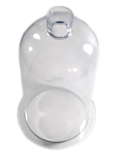 Large Acrylic Bell Jar 12" height x 7" diameter