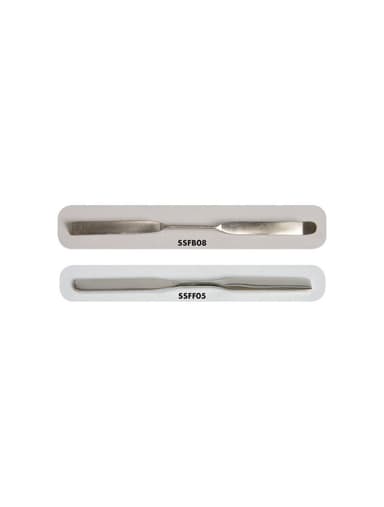 SPATULA, STAINLESS STEEL, BOTH ENDS FLAT, 5"