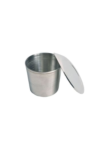Crucibles, Stainless Steel, With Lid, 25Ml