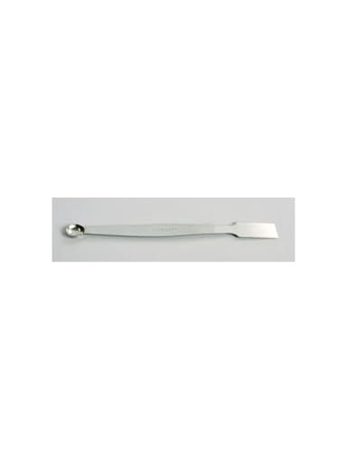 SPATULA, STAINLESS STEEL, FLAT AND SPOON, 8"