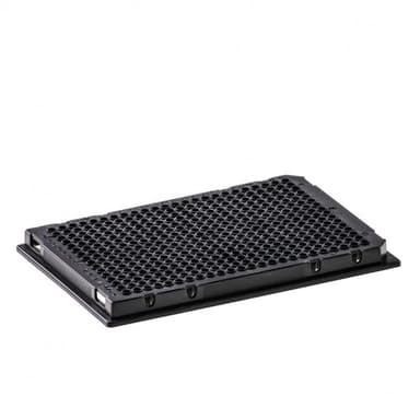 AMPLATE OPAQUE SKIRT. 384 WELLS PLATES BLACK