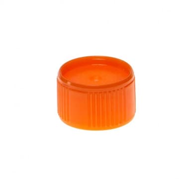CAP WITH LIP SEAL ORANGE