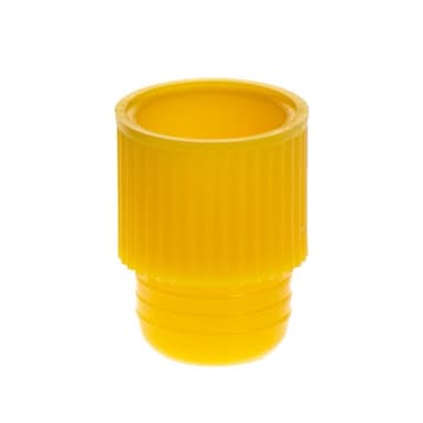 PLUG CAPS 12MM POLYETHYLENE YELLOW