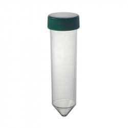 CENTRIFUGE TUBE 50ML, 29X118MM, STER. PS RACK/25