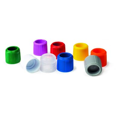 SCREW CAP LIP SEAL FOR SAMPLE TUBE GRAY