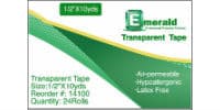 Transparent Surgical Tape, 1/2"x10, 288/Pk