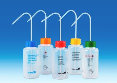 VITsafe Safety Wash Bottles, THF, pack of 6