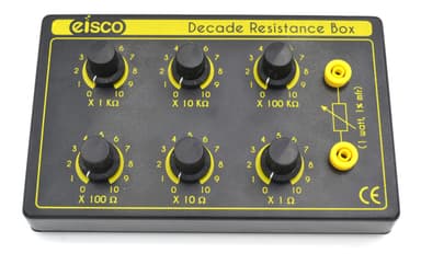 6 Decade Resistance Box, Variable from 0-1,111,110 Ohms