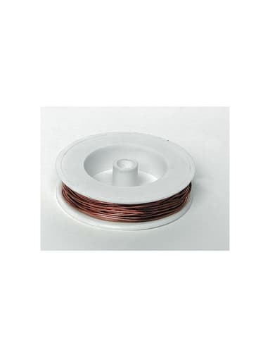 SOFT BARE COPPER WIRE, 18-GAUGE, 1-POUND SPOOL