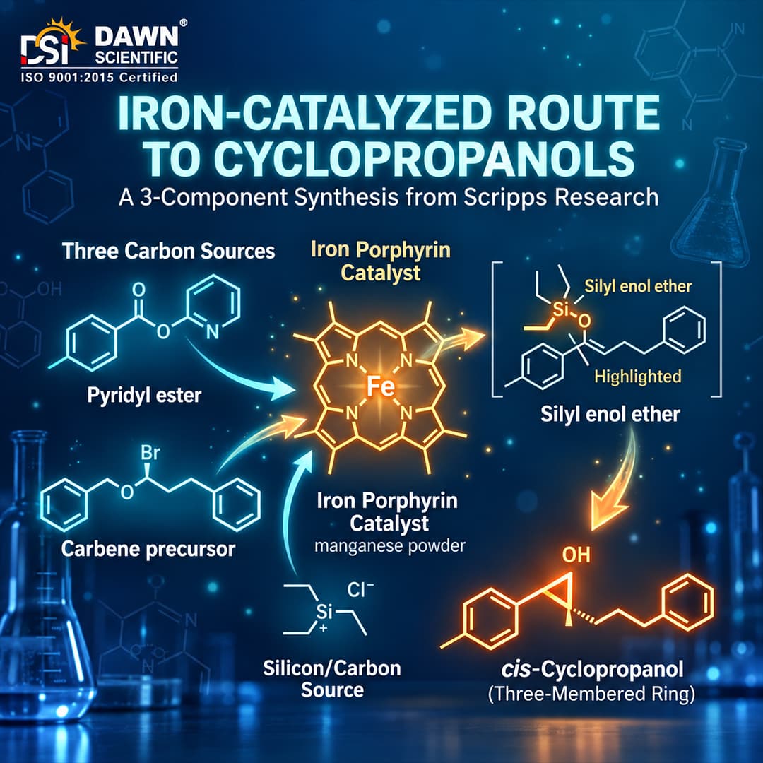 Researchers Develop Iron-Catalyzed Route to Cyclopropanols from Three Carbon Sources